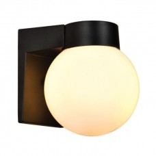 Φωτιστικό Απλίκα 1xE27 Polycarbonate Μαύρο IP54 96SEAN1W/BL